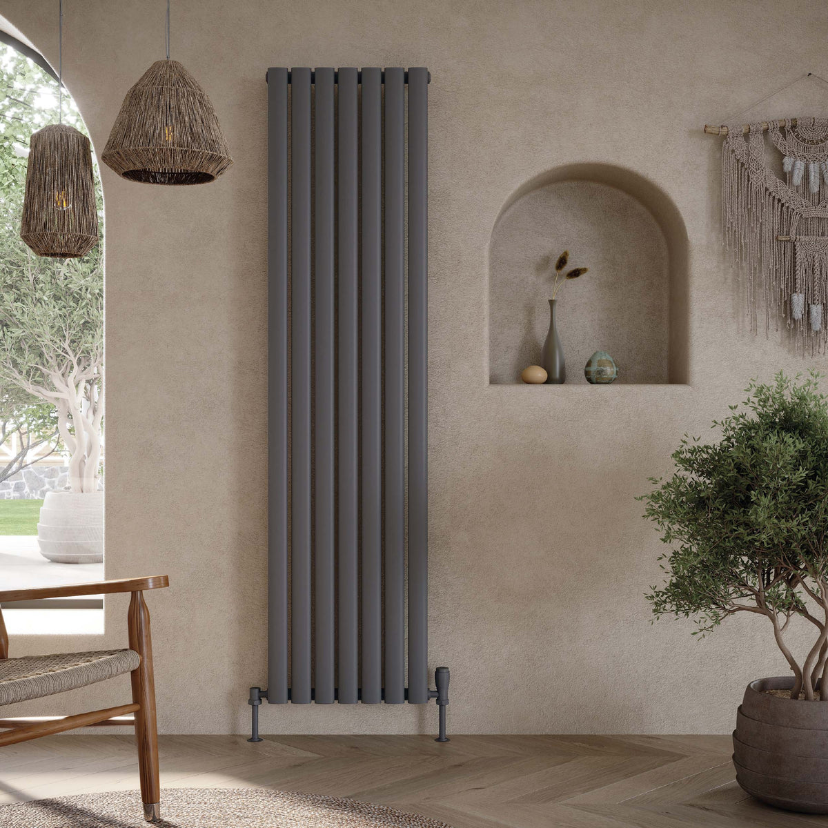 Apex Towel Rail Holder White